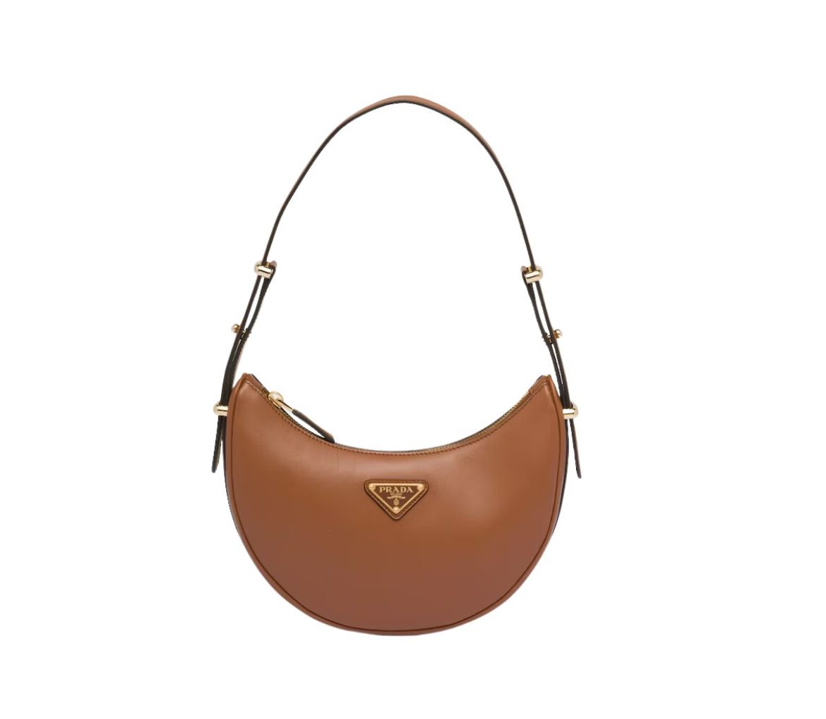 Pra*a Shoulder Bag In Brown For Women 8.8in/ 22.5cm 1BC194_ASK_F0XUG_V_HOO