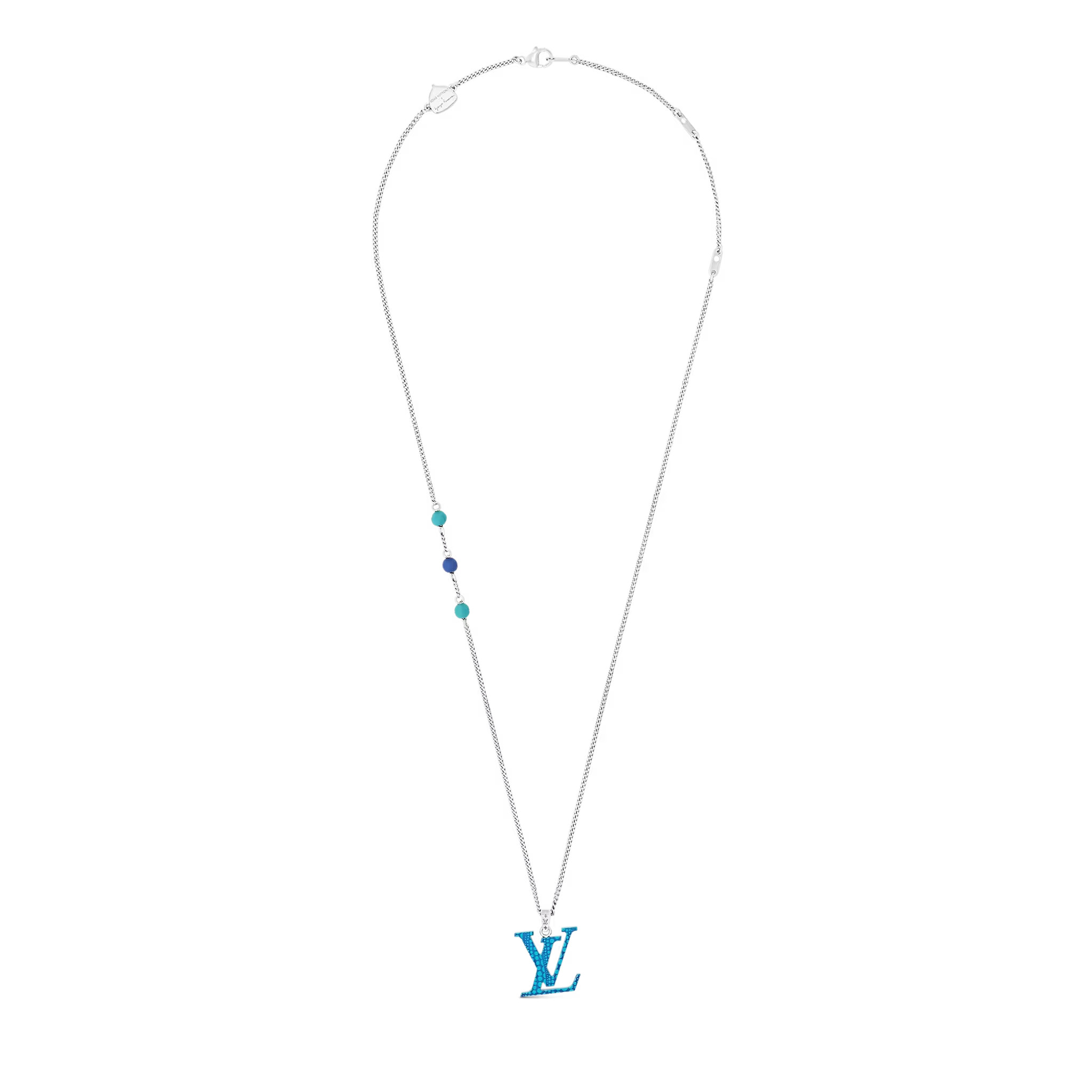 L0vis Vvtt0n LV x YK LV Pumpkin Pendant Blue For Men M01093