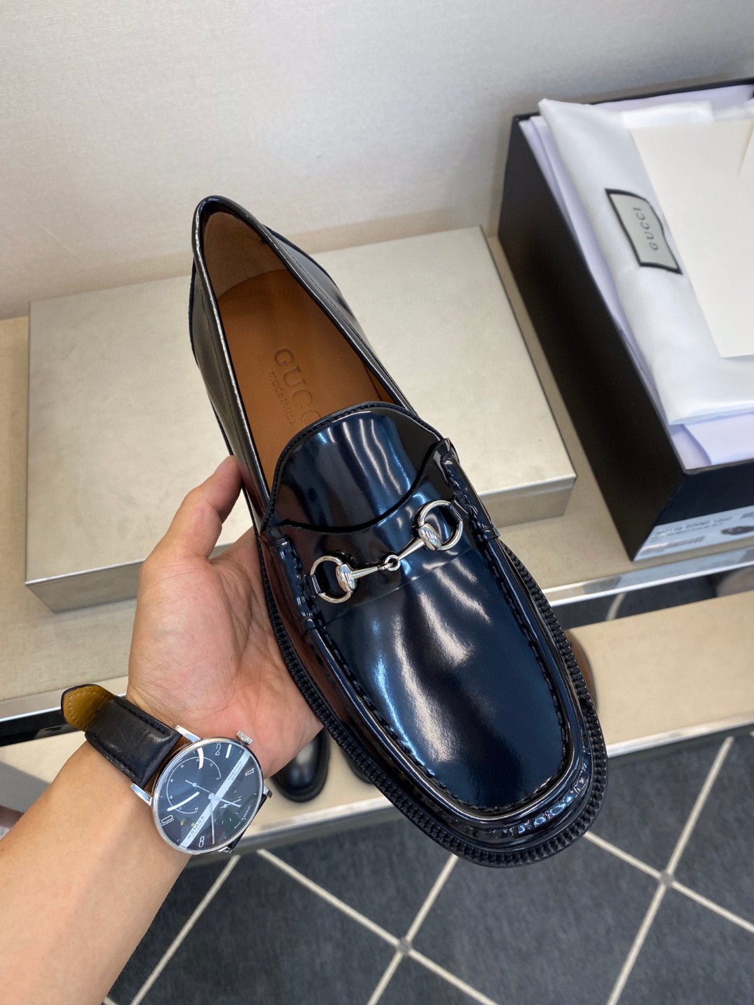 Gvc*1 1953 Horsebit Loafer Black For Men