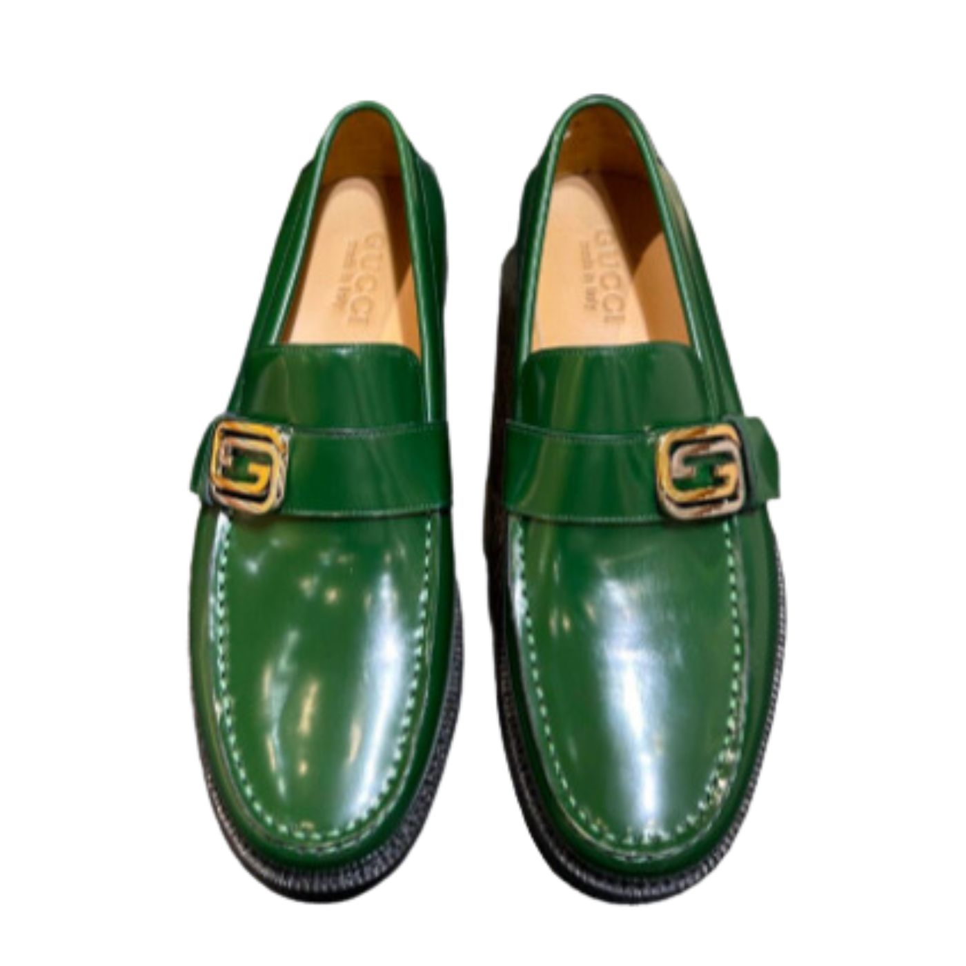 Gvc*1 Interlocking G Loafer Green For Men