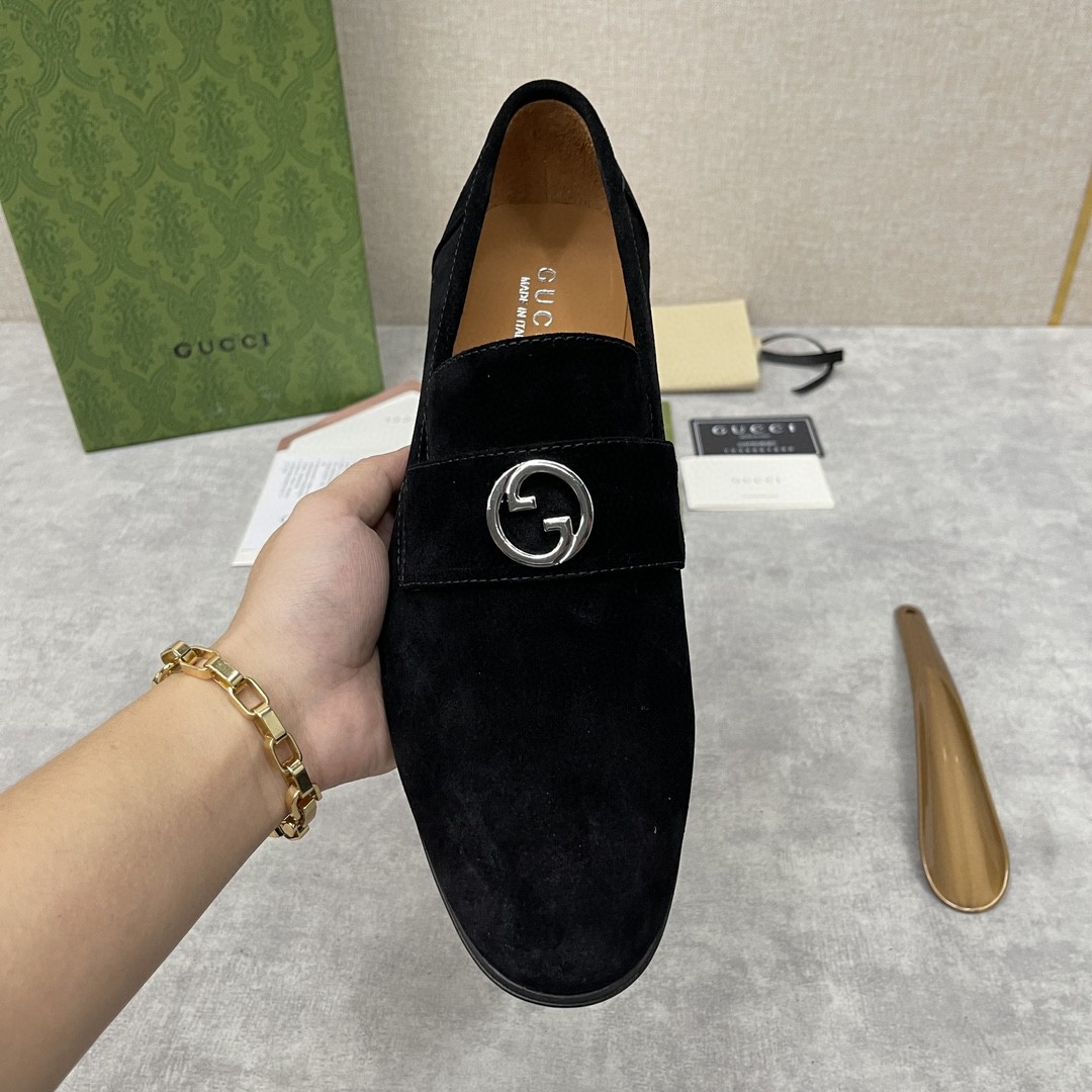 Gvc*1 Interlocking G Loafer Black For Men