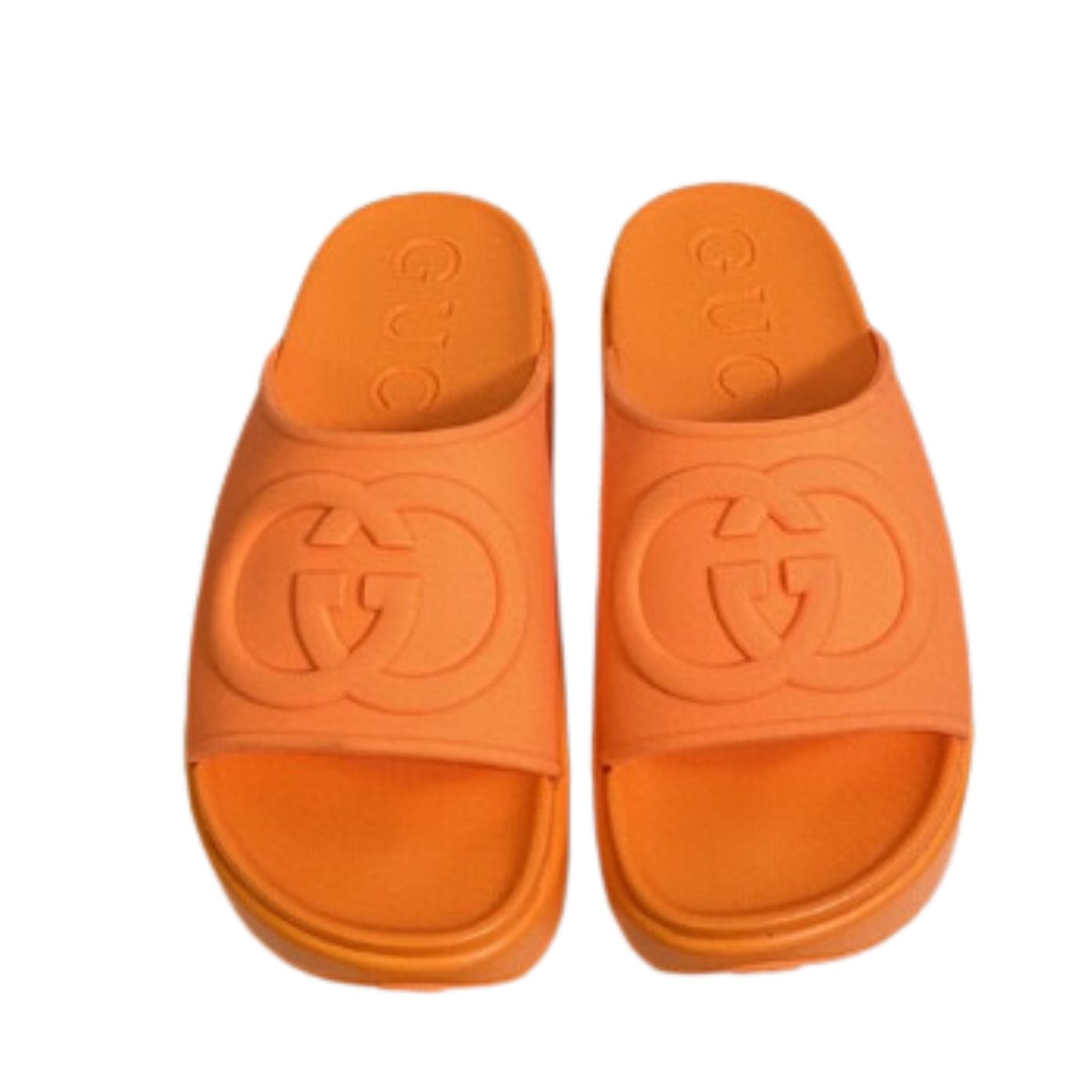 Gvc*1 Interlocking G Slide Sandal Orange For Men