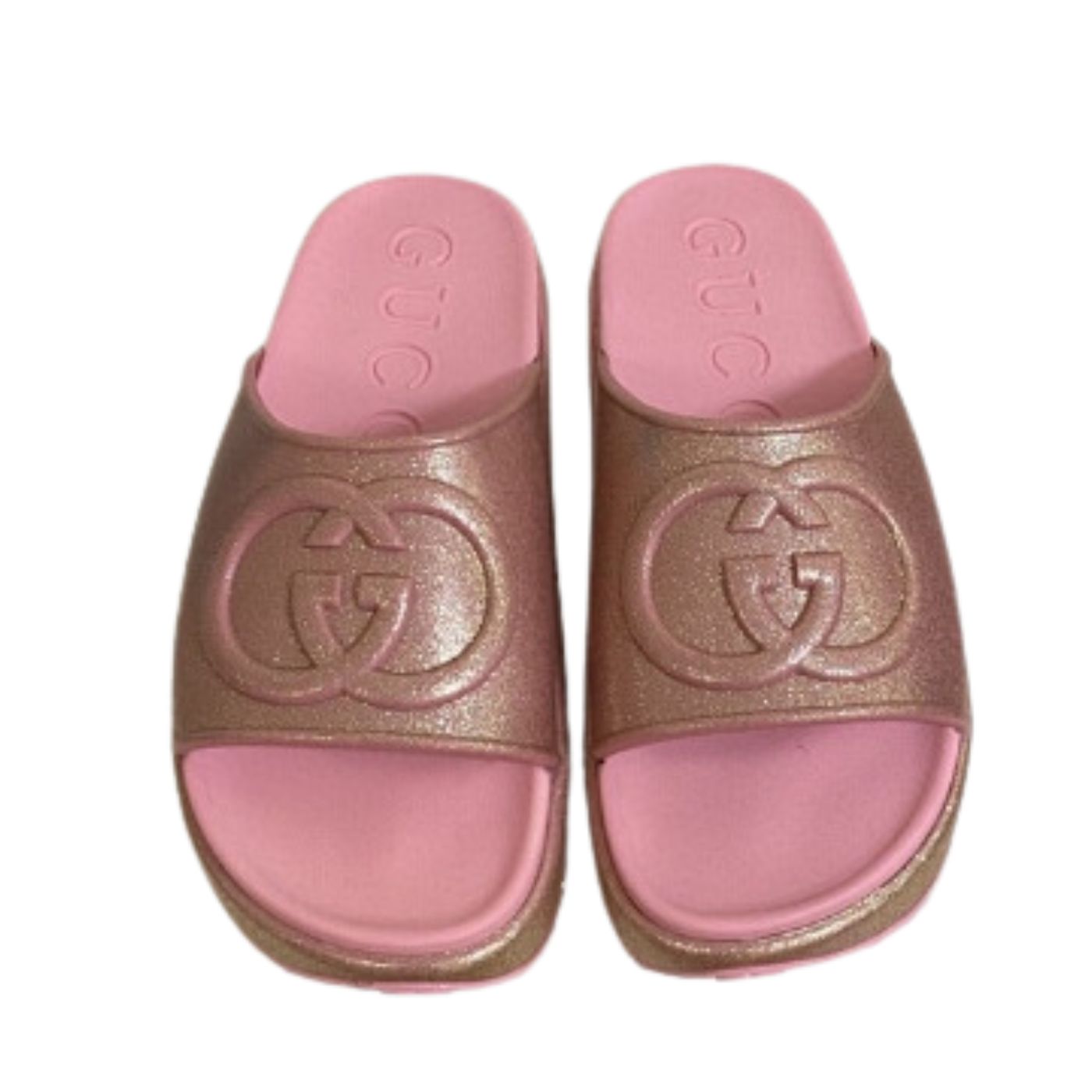 Gvc*1 Interlocking G Slide Sandal Pink For Men