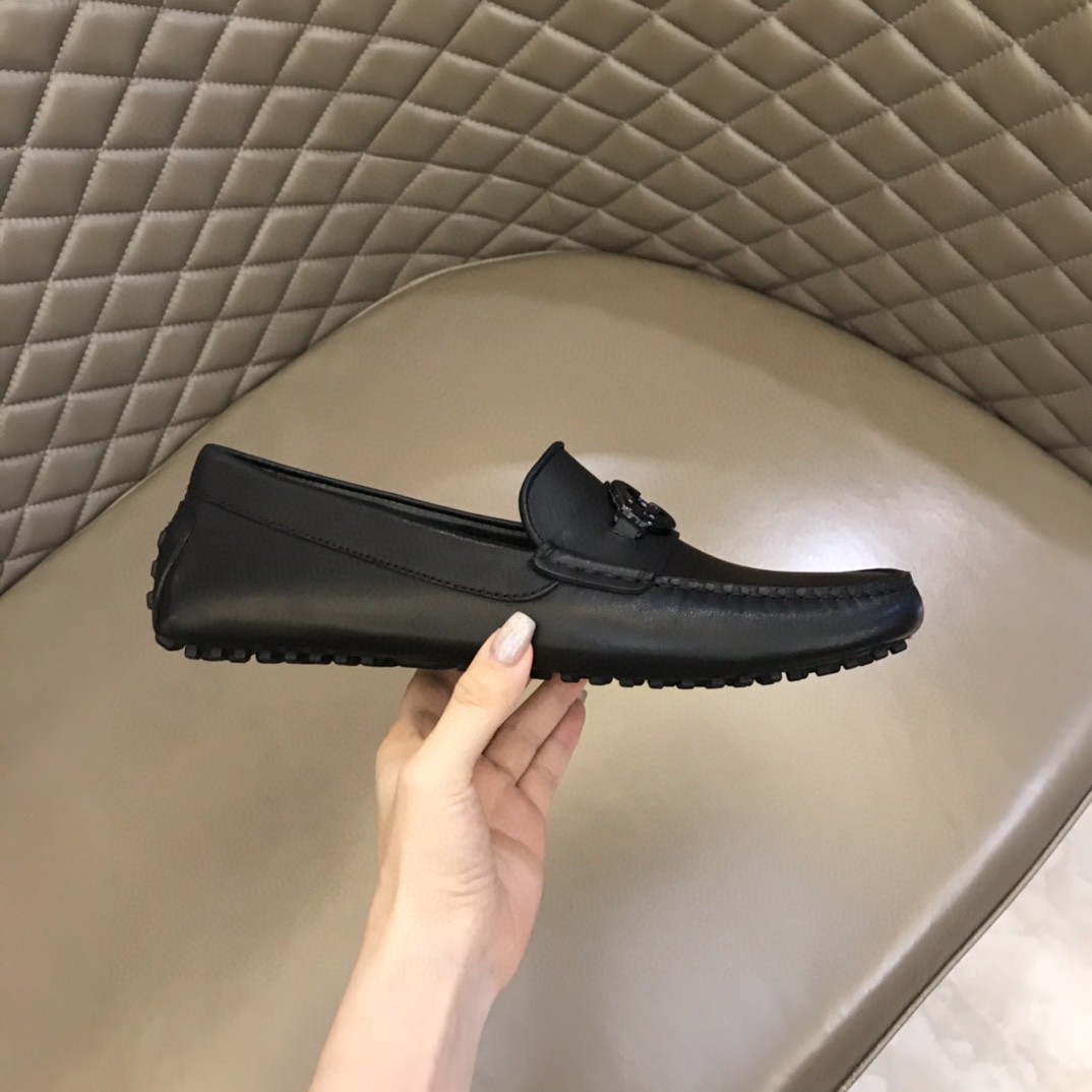 Loafer With Interlocking G Black For Men