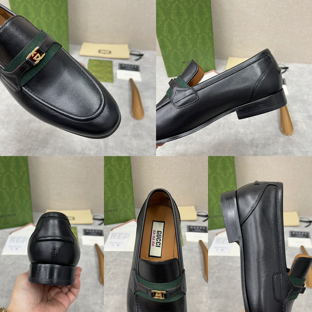 Gvc*1 Loafer With Interlocking G Black For Men