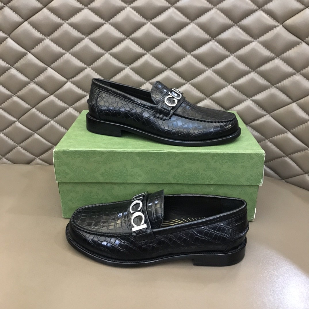 Gvc*1 Loafer With Logo Gvc*1 Black For Men