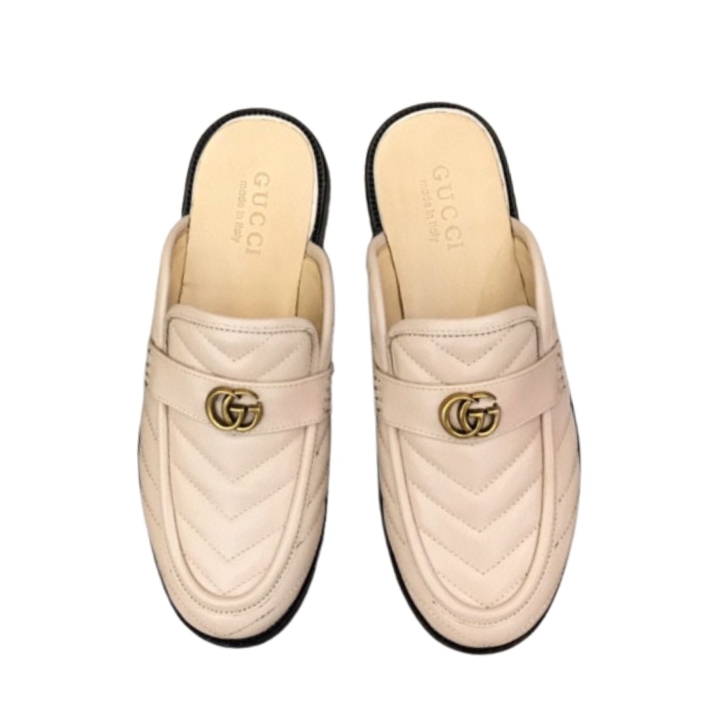 Gvc*1 Slipper With Interlocking G Beige For Men