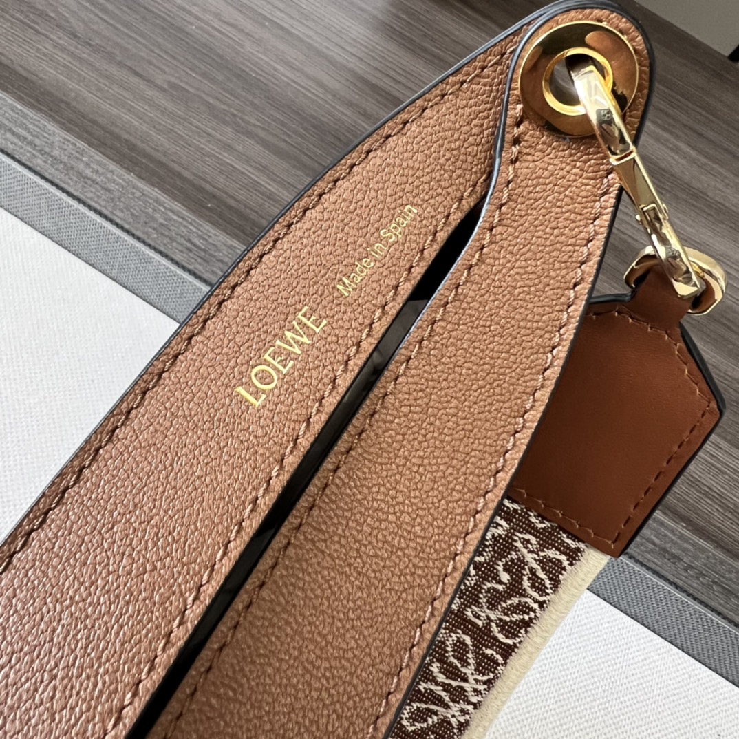 L0ew* Small Luna Bag Black/Brown/Cream/Green/Yellow For Women 12in / 30.5cm A923PM1X01