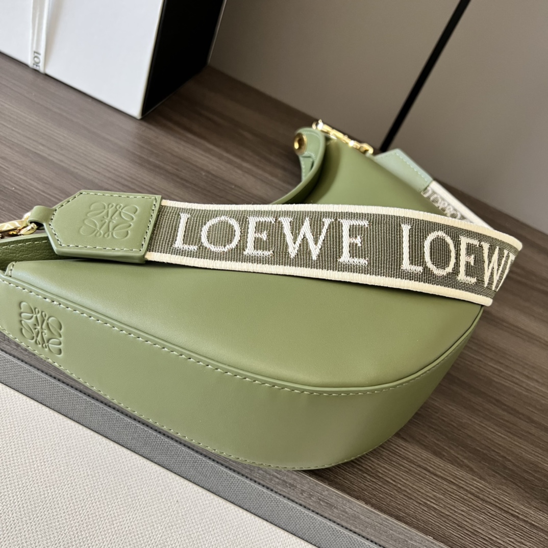L0ew* Small Luna Bag Black/Brown/Cream/Green/Yellow For Women 12in / 30.5cm A923PM1X01