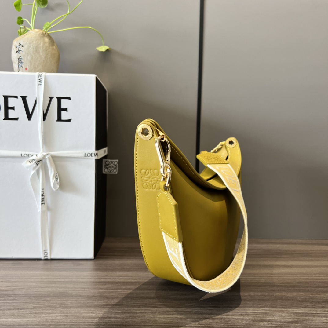 L0ew* Small Luna Bag Black/Brown/Cream/Green/Yellow For Women 12in / 30.5cm A923PM1X01