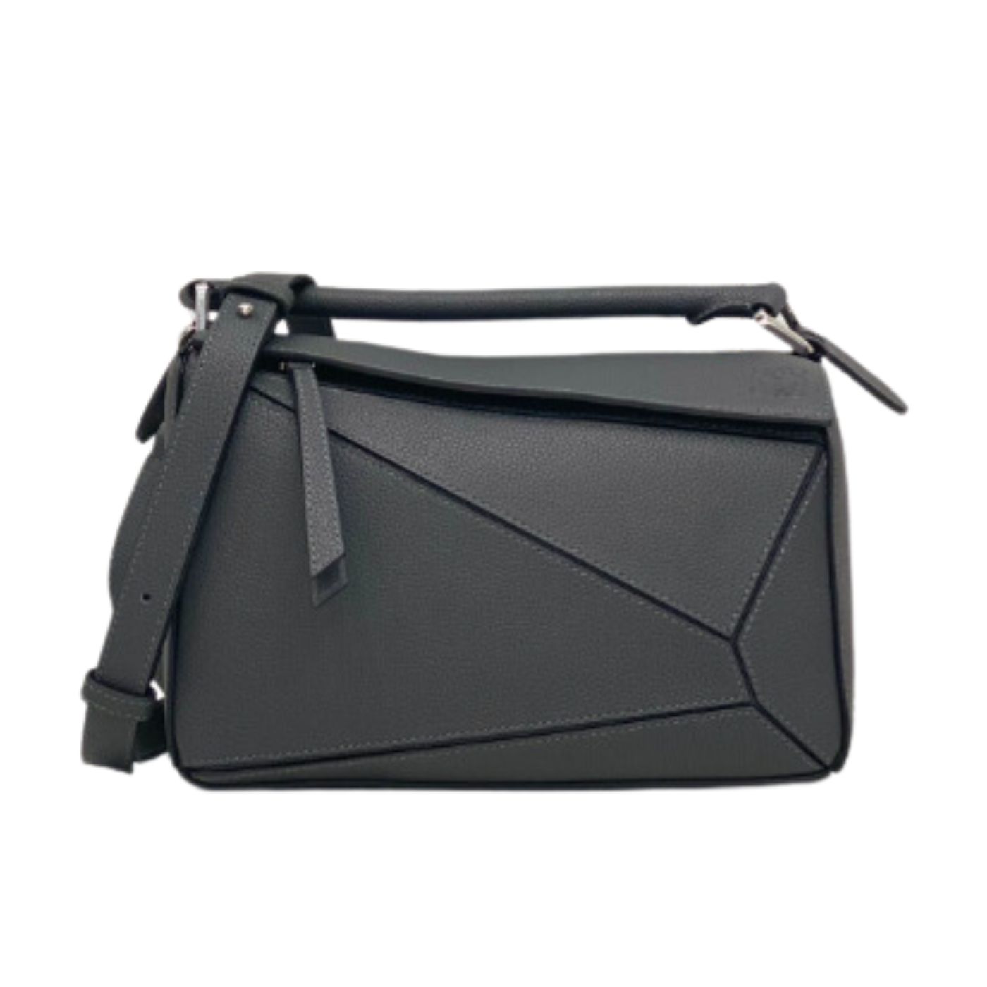 L0ew* Small Puzzle Bag Pink/Grey/Brown/Blue For Women 9.4in / 24cm