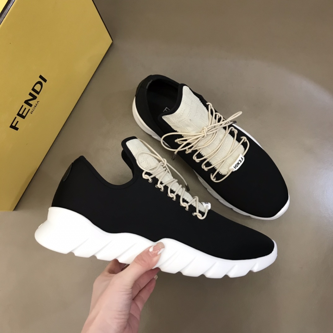 F**di FD Faster Trainers Black For Men