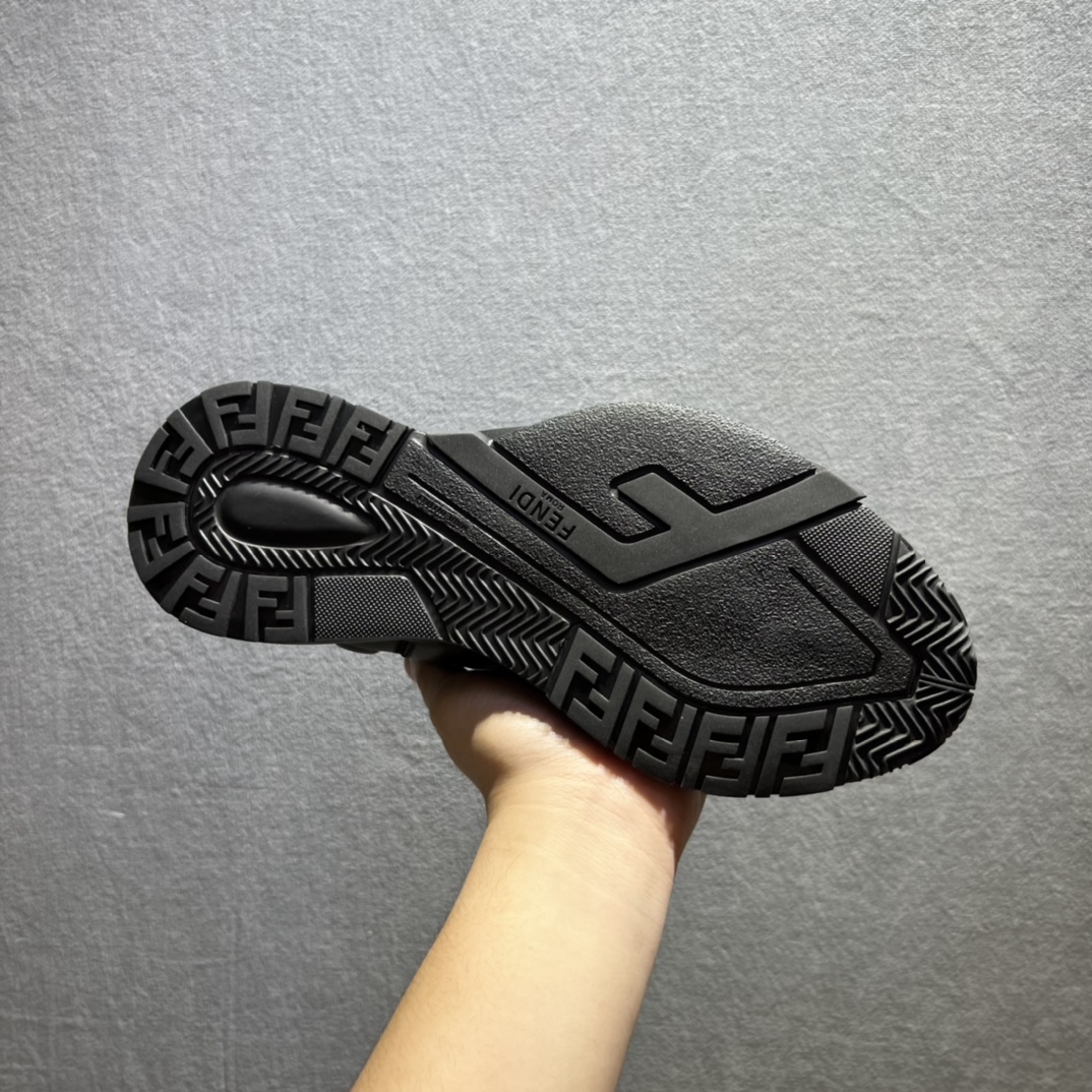 F**di FD Flow Sneakers Black For Men 7E1392AJZHF1DV5