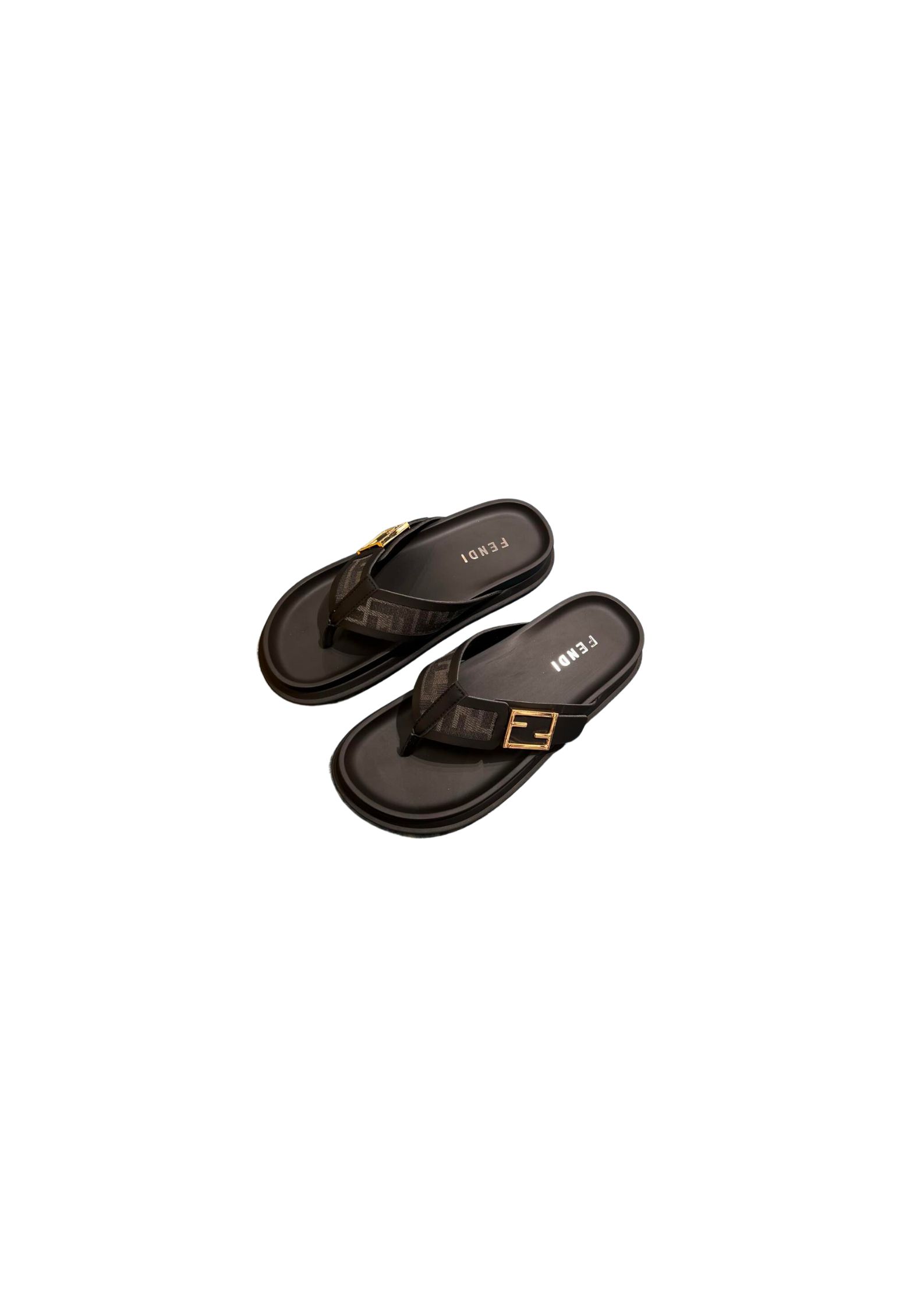 F**di FF Slides Black For Men