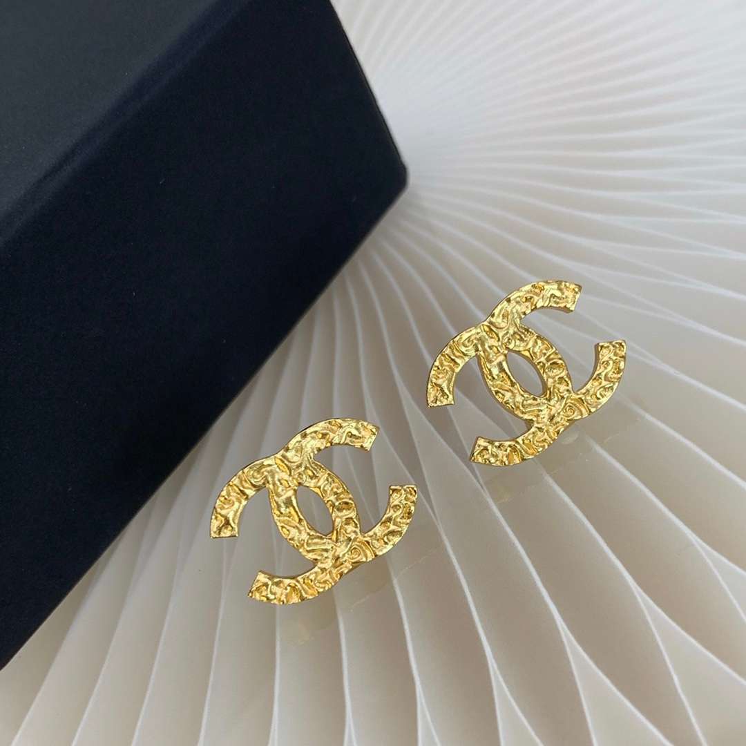 Ch**el CC Earrings Gold For Women