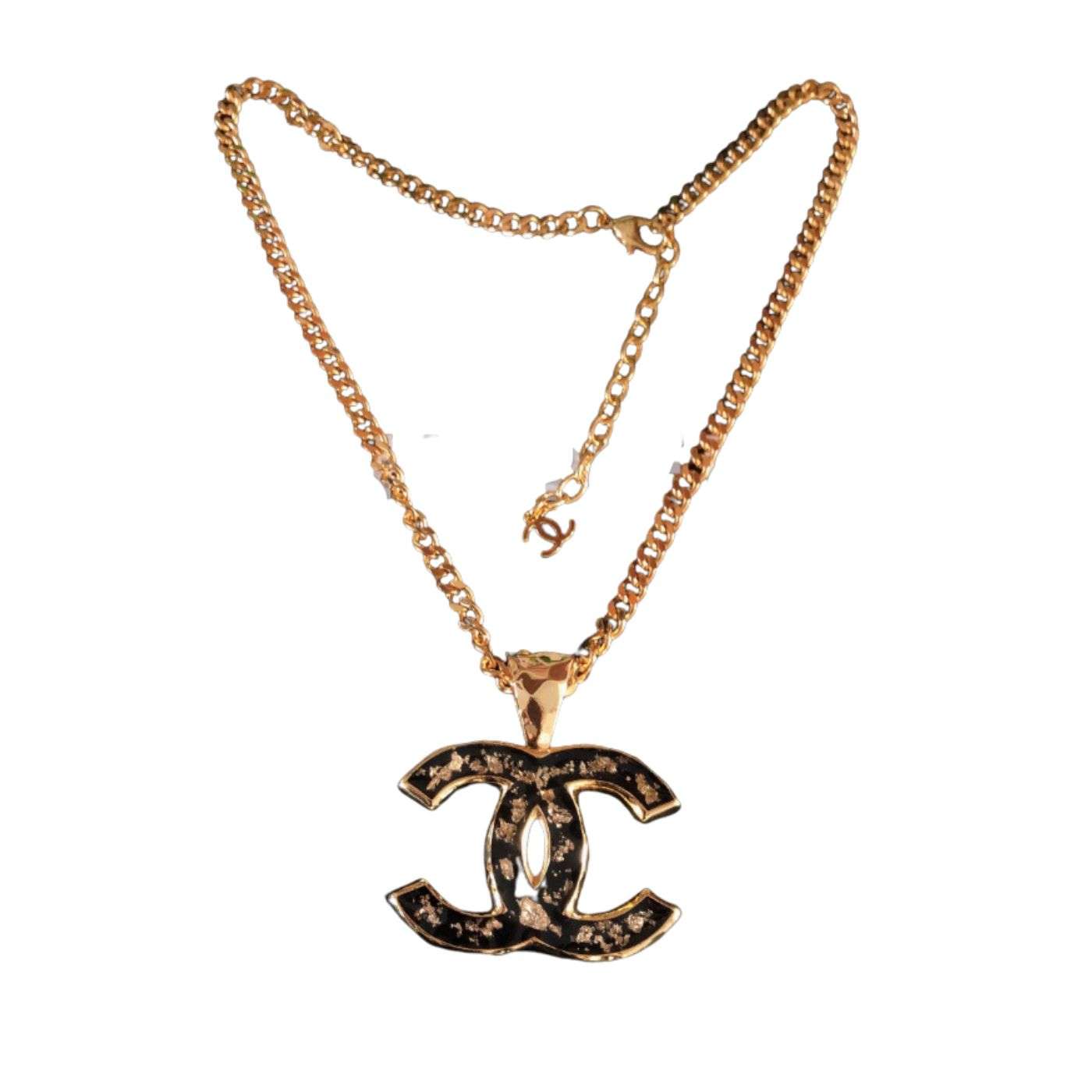 Ch**el CC Necklaces Black For Women