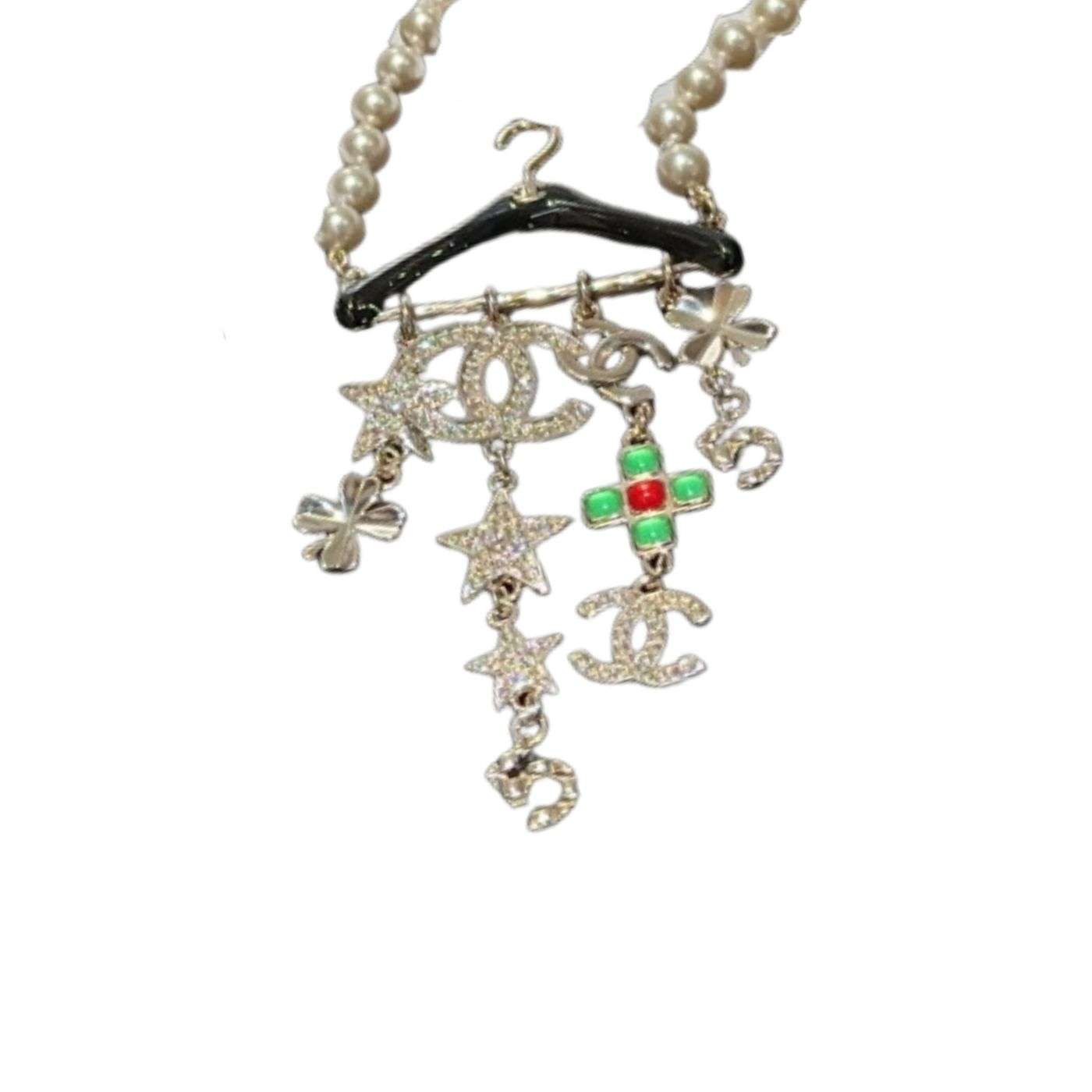 Ch**el Star Necklaces Gold For Women