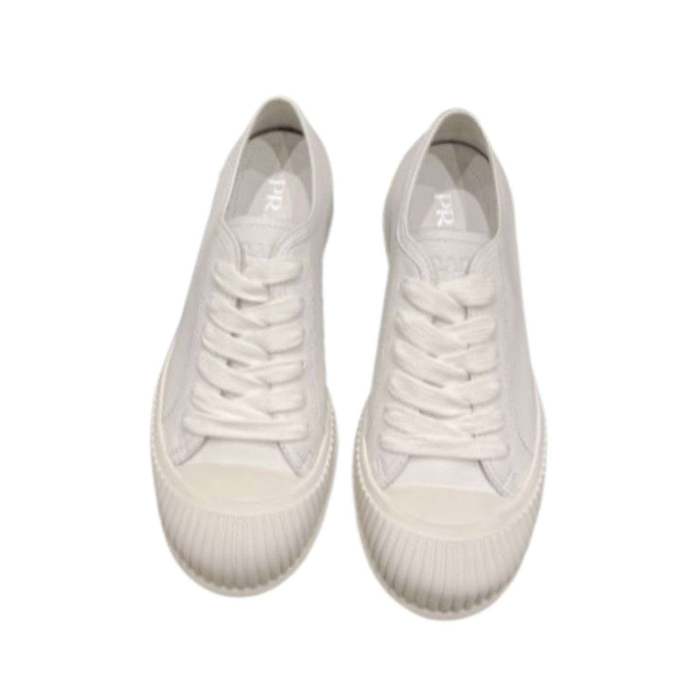 Pra*a Chunky Sole Sneakers White For Women