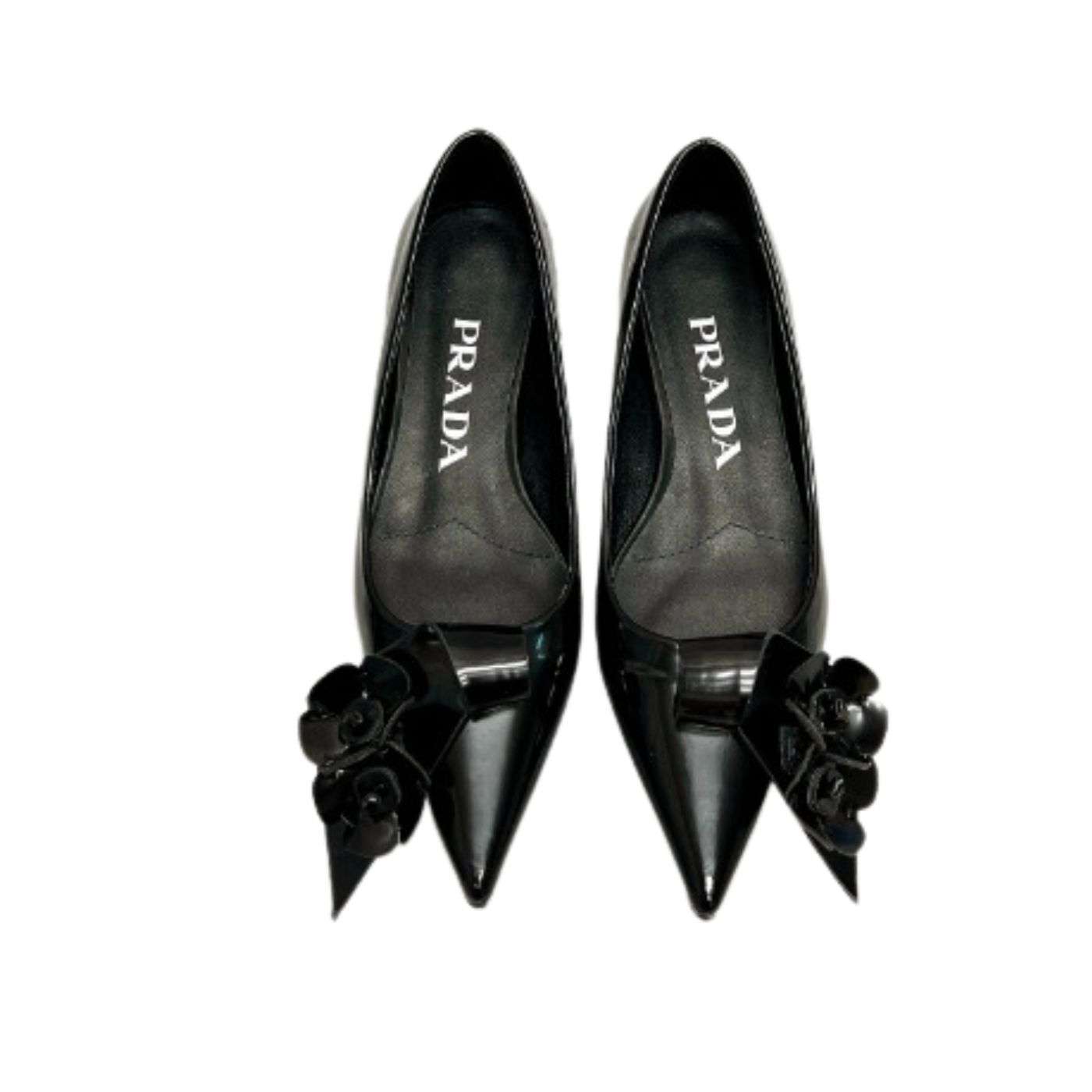 Pra*a Patent Pumps Black For Women