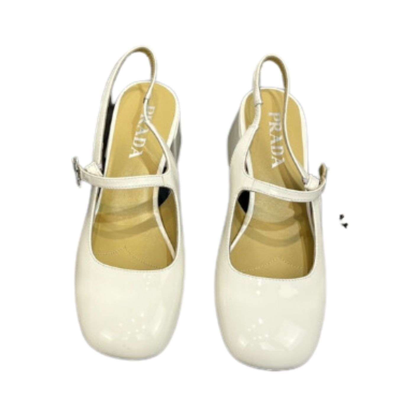 Pra*a Slingback Exull Pumps White For Women