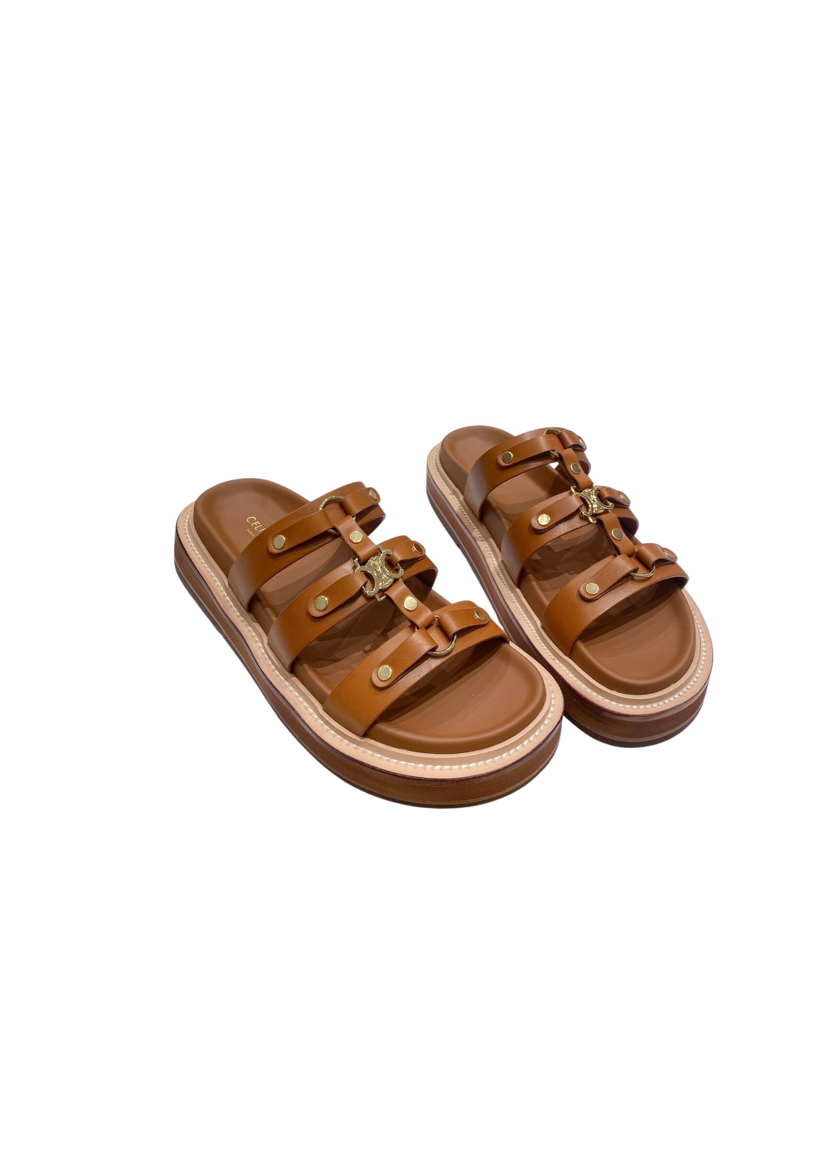 Ce1i*e Slides Tippi Brown For Women 357283766C.04LU