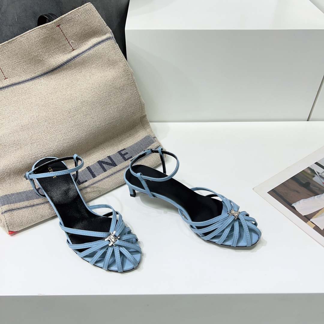 Ce1i*e Triomphe Sandal Blue For Women