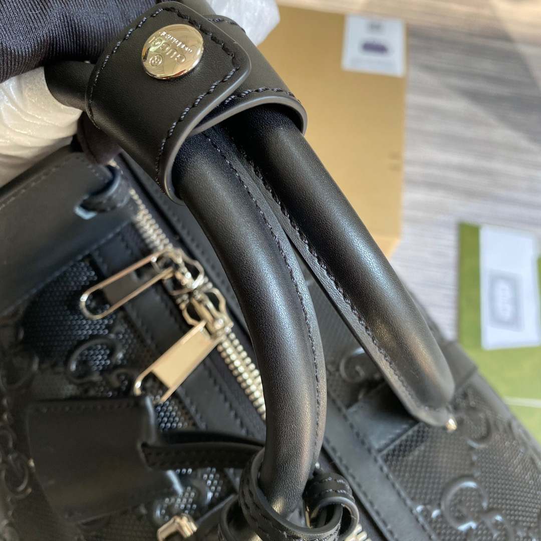 Gvc*1 Jumbo Gg Duffle Bag Black/White 15.9 in/40cm