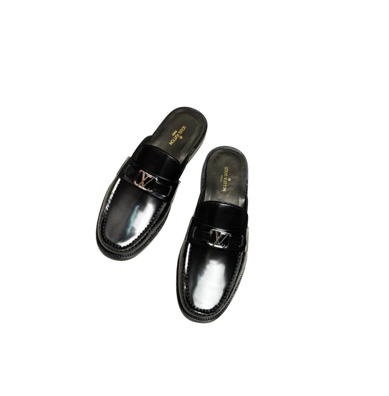 L0vis Vvtt0n Major Open Back Loafer Black For Men