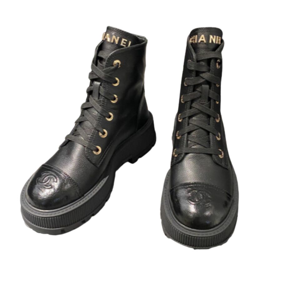 Ch**el Short Boots Black For Women