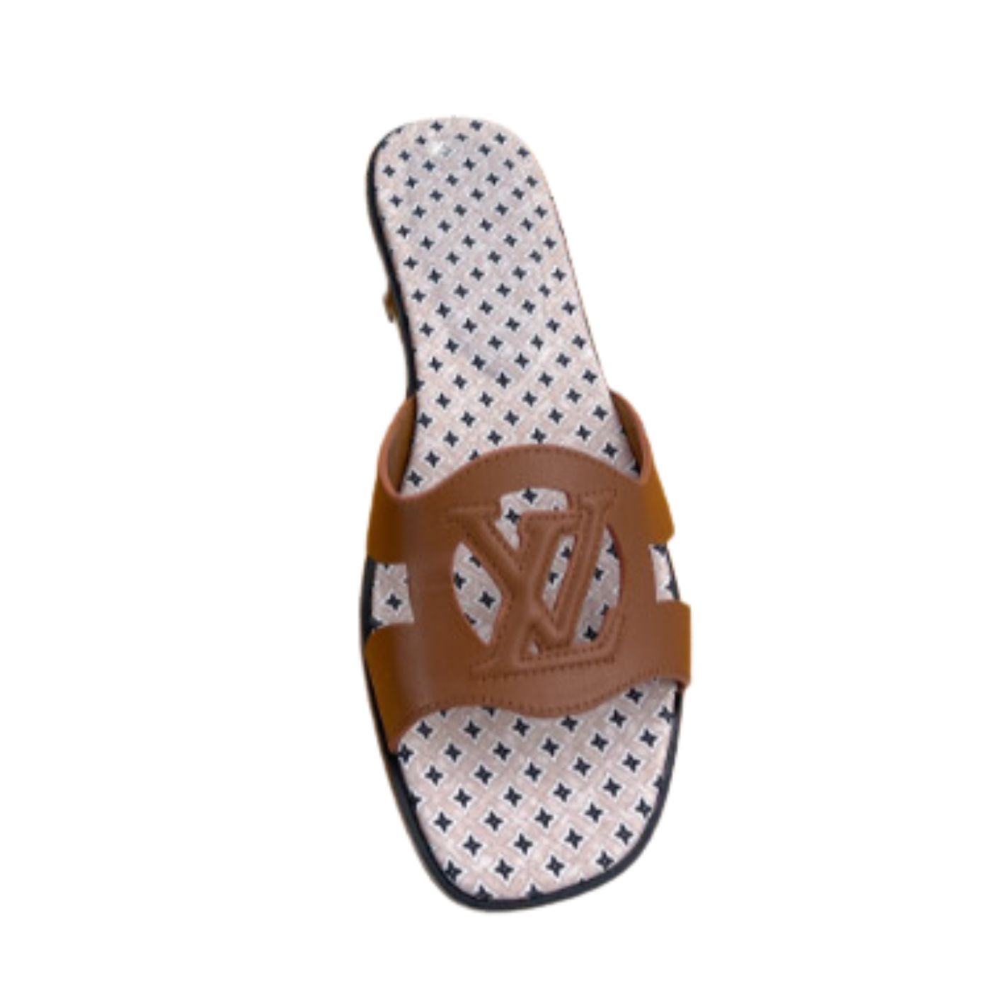 L0vis Vvtt0n Isola Flat Mule LV Dark Brown For Women