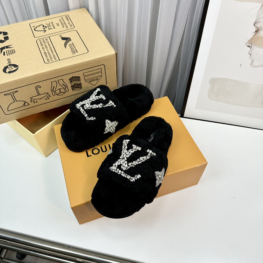 L0vis Vvtt0n Paseo Flat Comfort Mule Black For Women