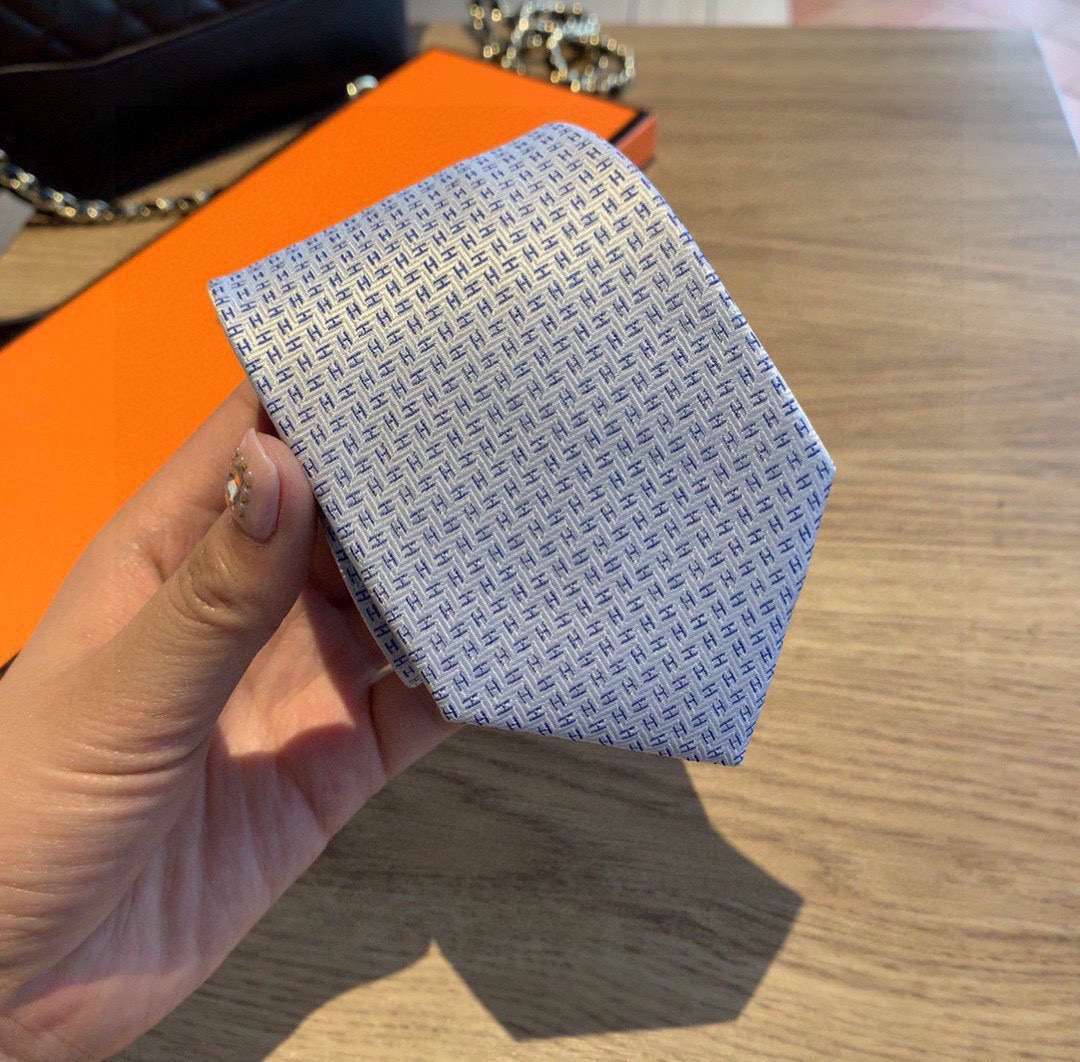 H**me5 Tie 7 Faconnee New H Grey For Men