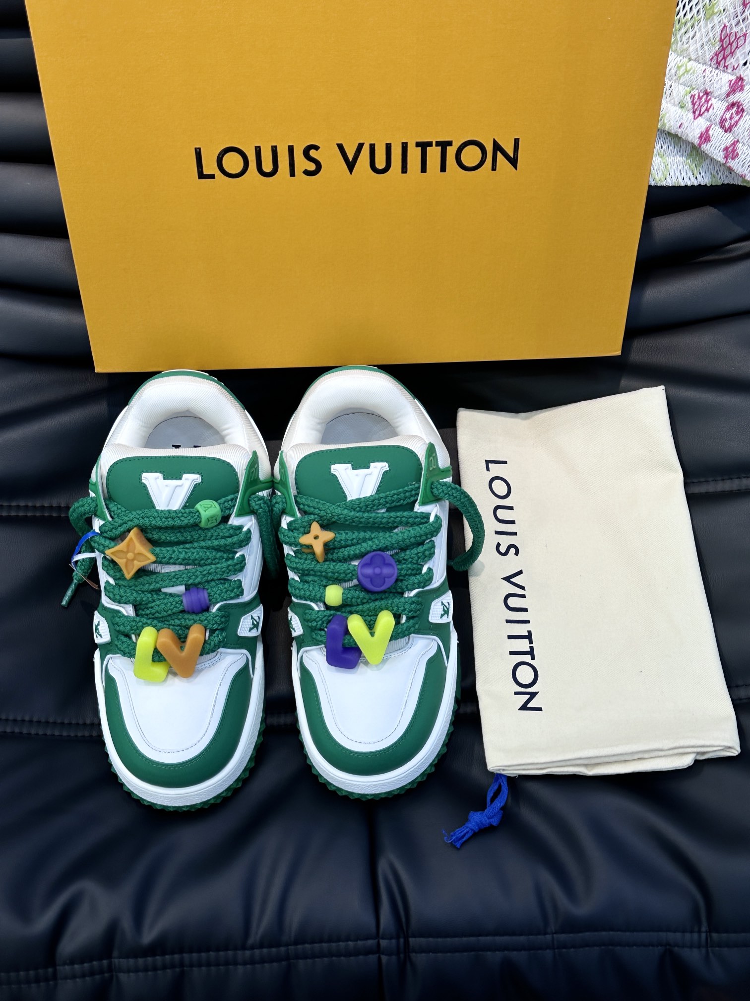 L0vis Vvtt0n Trainer Maxi Sneaker LV Green For Women