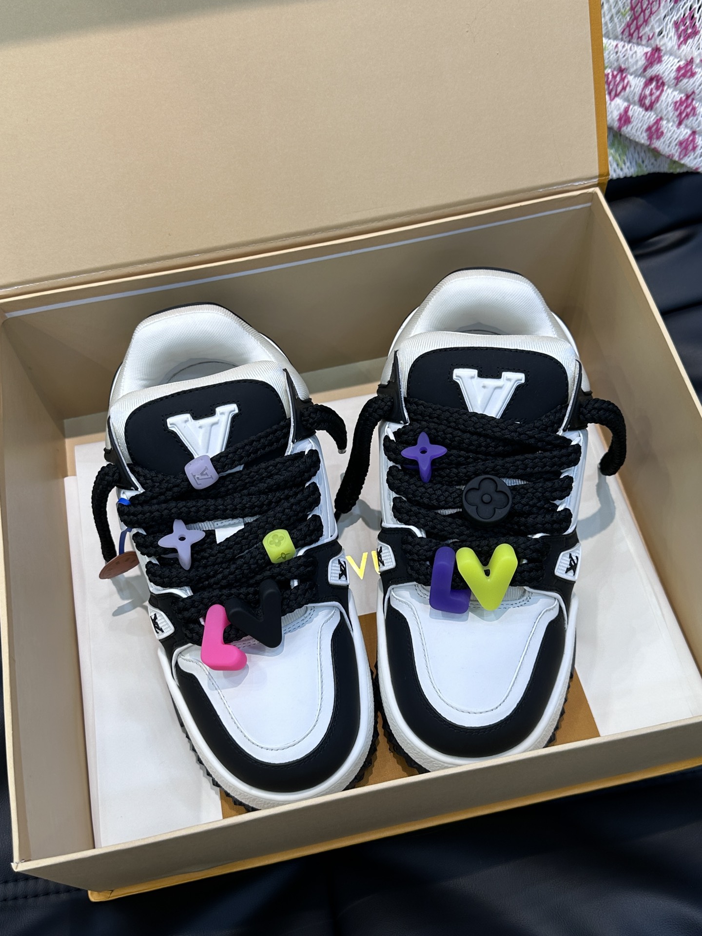 L0vis Vvtt0n Trainer Maxi Sneaker LV Black For Women