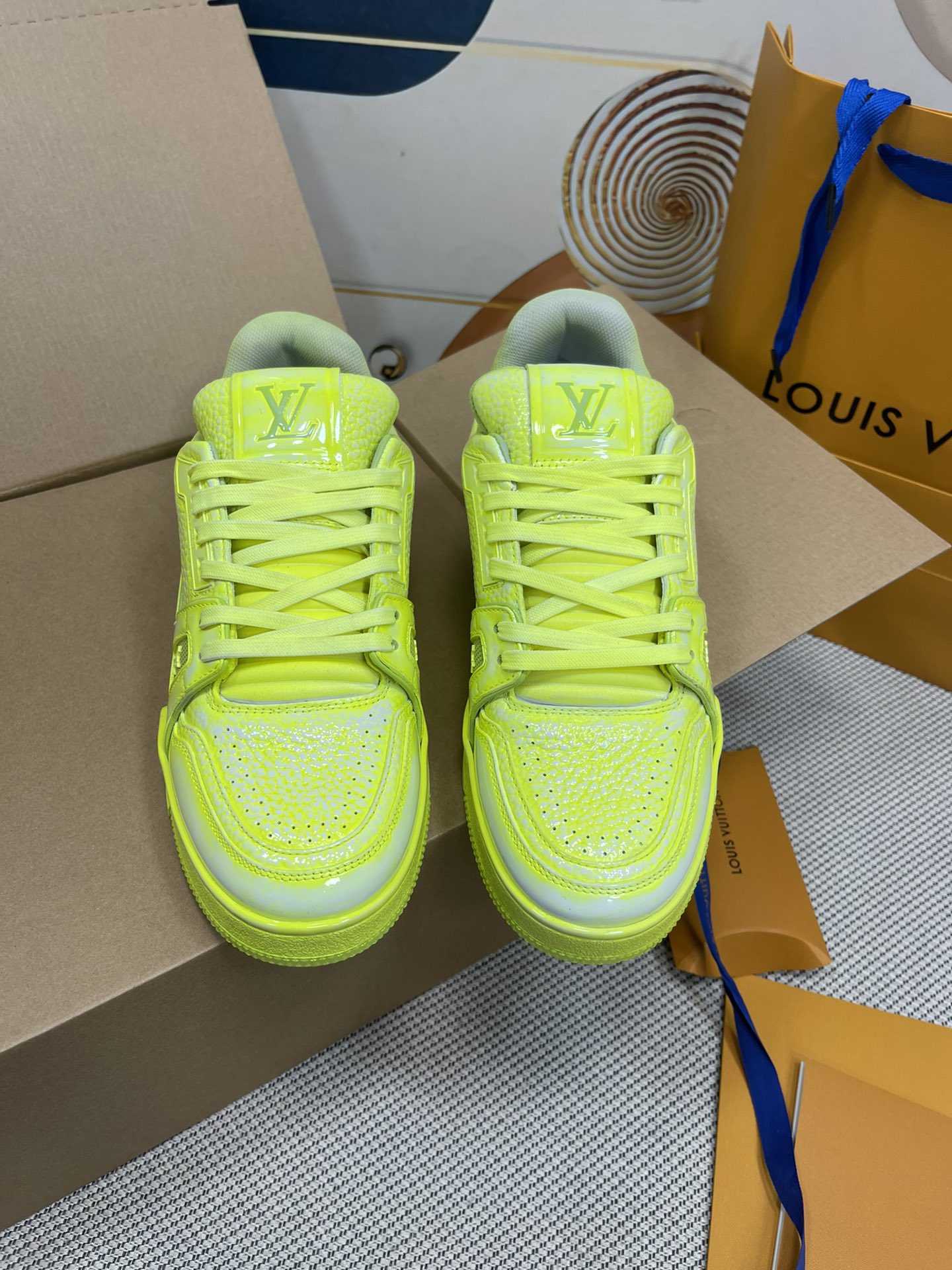 L0vis Vvtt0n Trainer Sneaker LV Green For Women