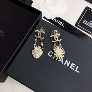 Ch**el Stud Earrings Gold For Women