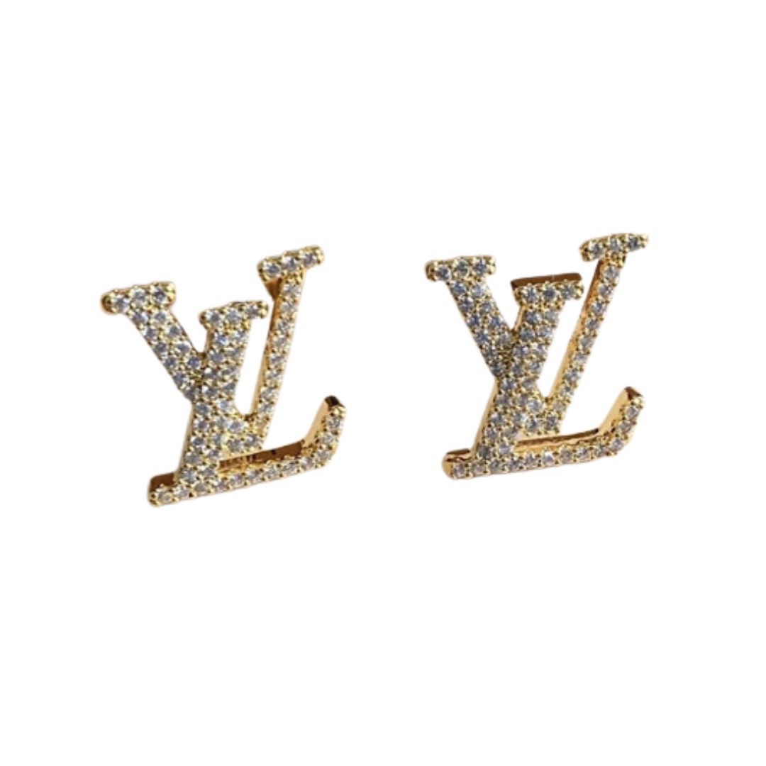 L0vis Vvtt0n Letterhead Earrings Gold For Women