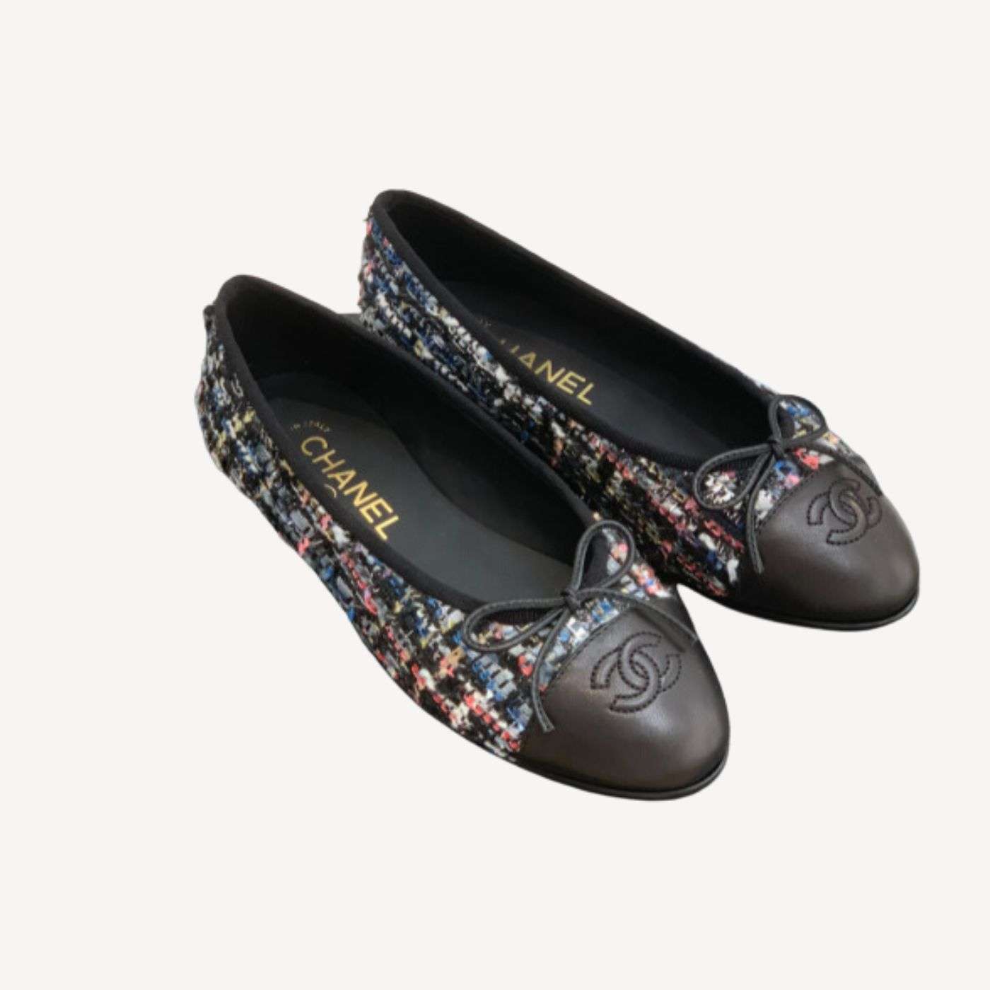 Ch**el Ballet Flats Multicolor For Women