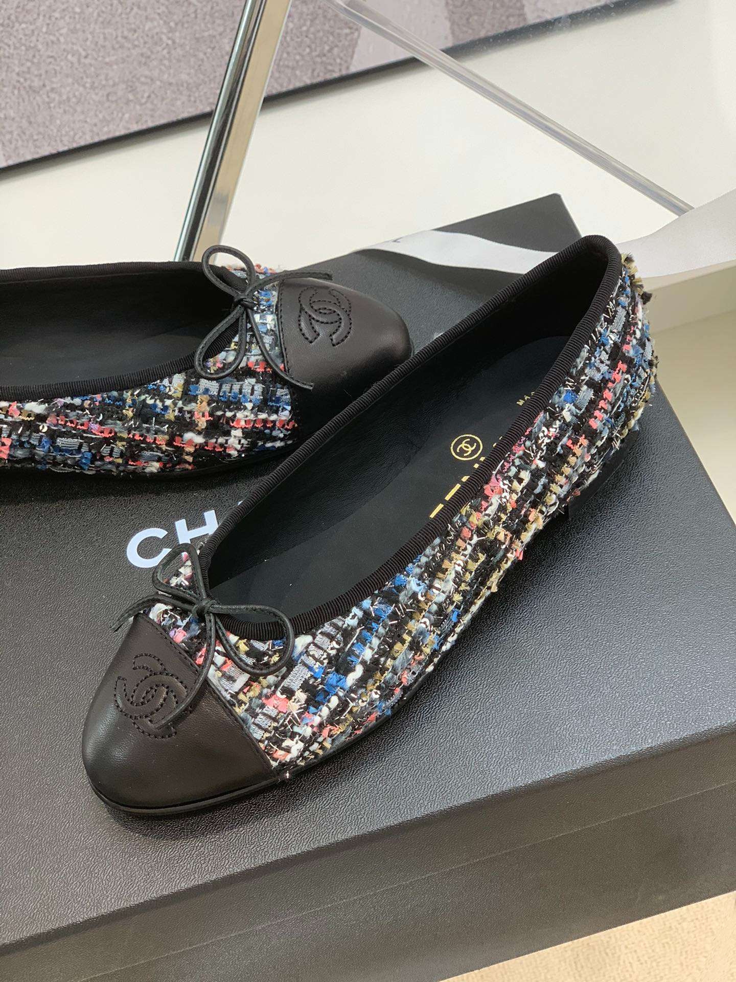 Ch**el Ballet Flats Multicolor For Women