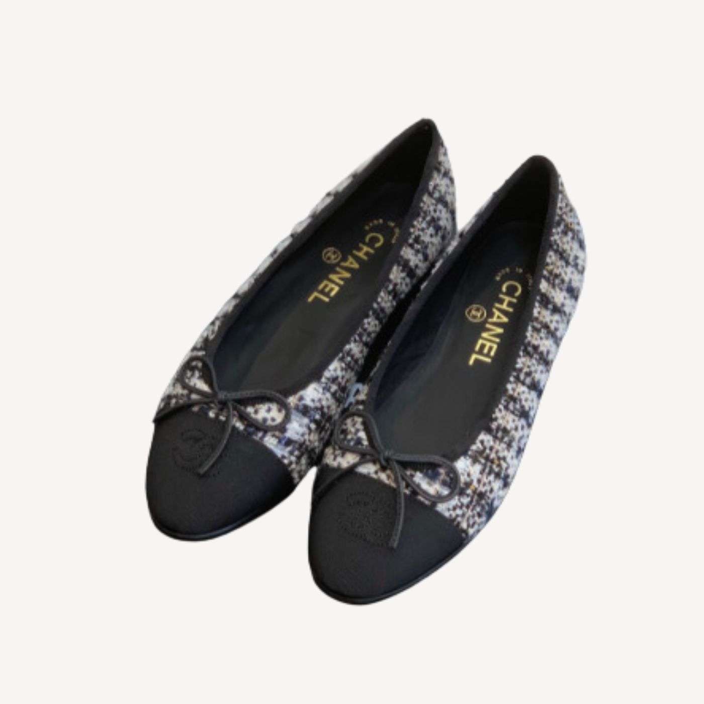 Ch**el Ballet Flats White For Women