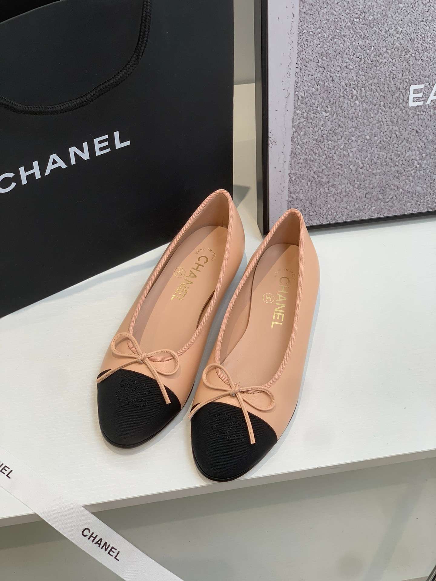 Ch**el Ballet Flats Pink For Women