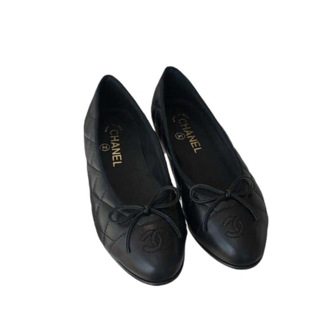 Ch**el Ballet Flats Black For Women