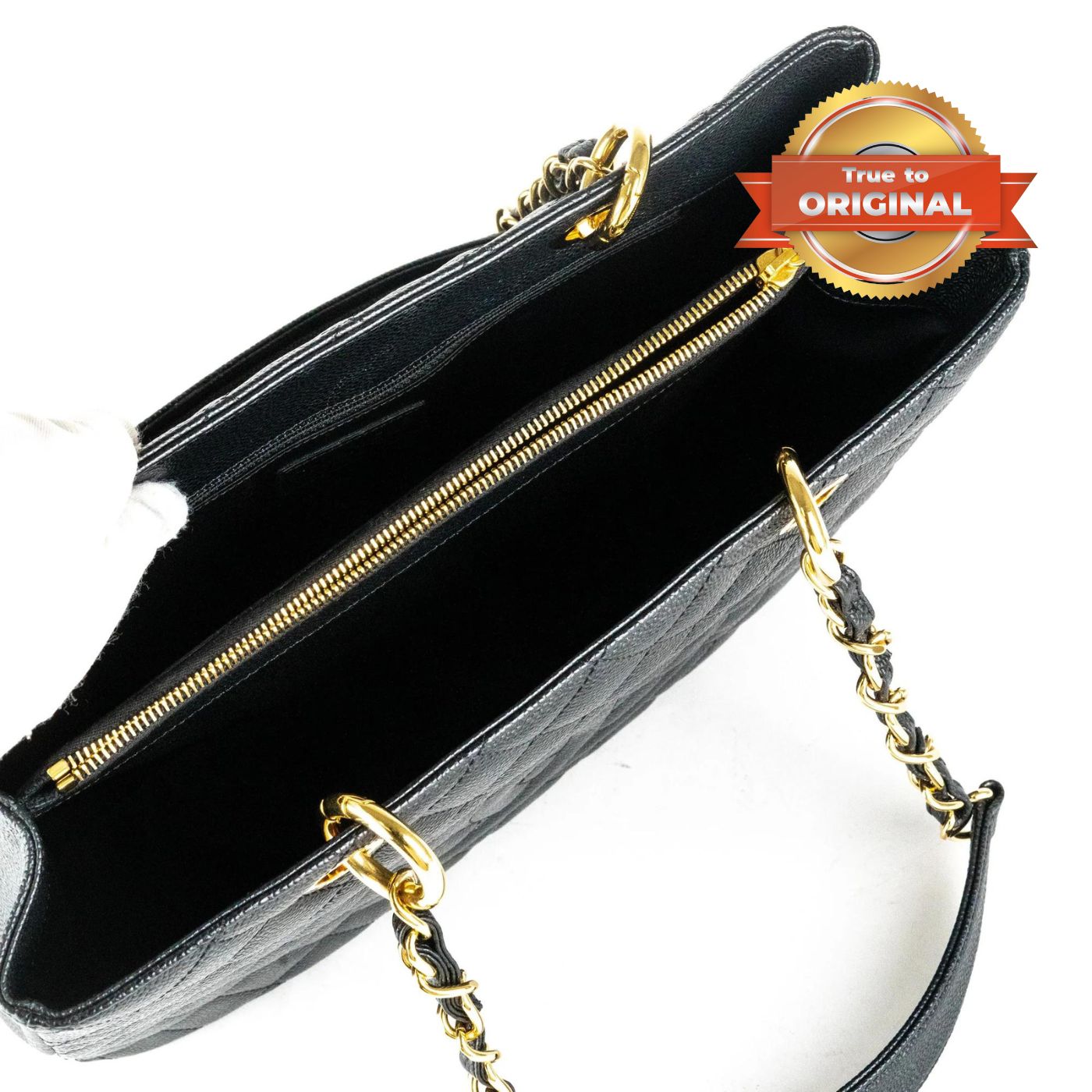 [True-to-ORIGINAL] Ch**el Classic Tote Bag Black For Women 13.3in/34cm