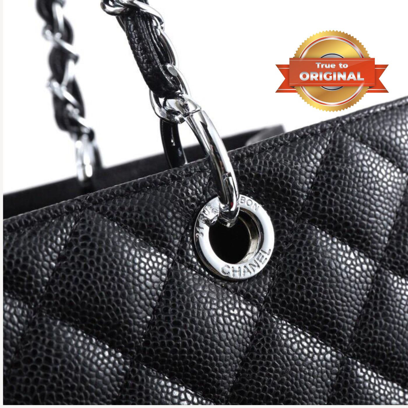 [True-to-ORIGINAL] Ch**el Classic Tote Bag Black For Women 13.3in/34cm