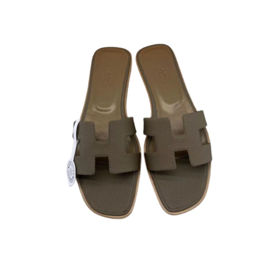 H**me5 Oran Sandal Green Khaki For Women