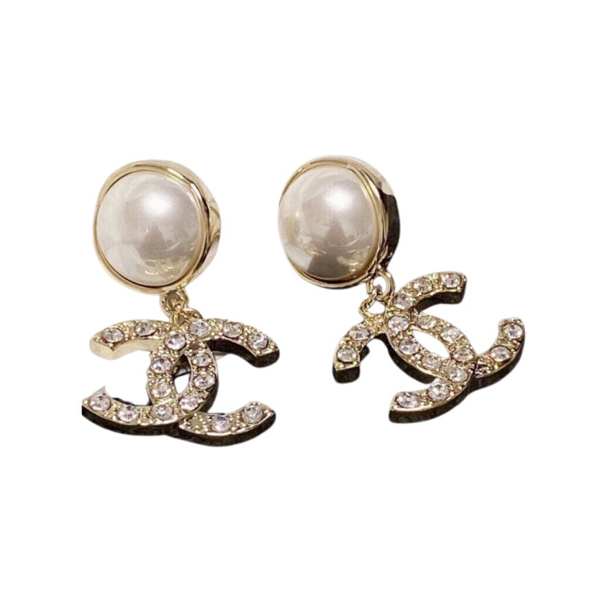 Ch**el CC Earrings Gold For Women