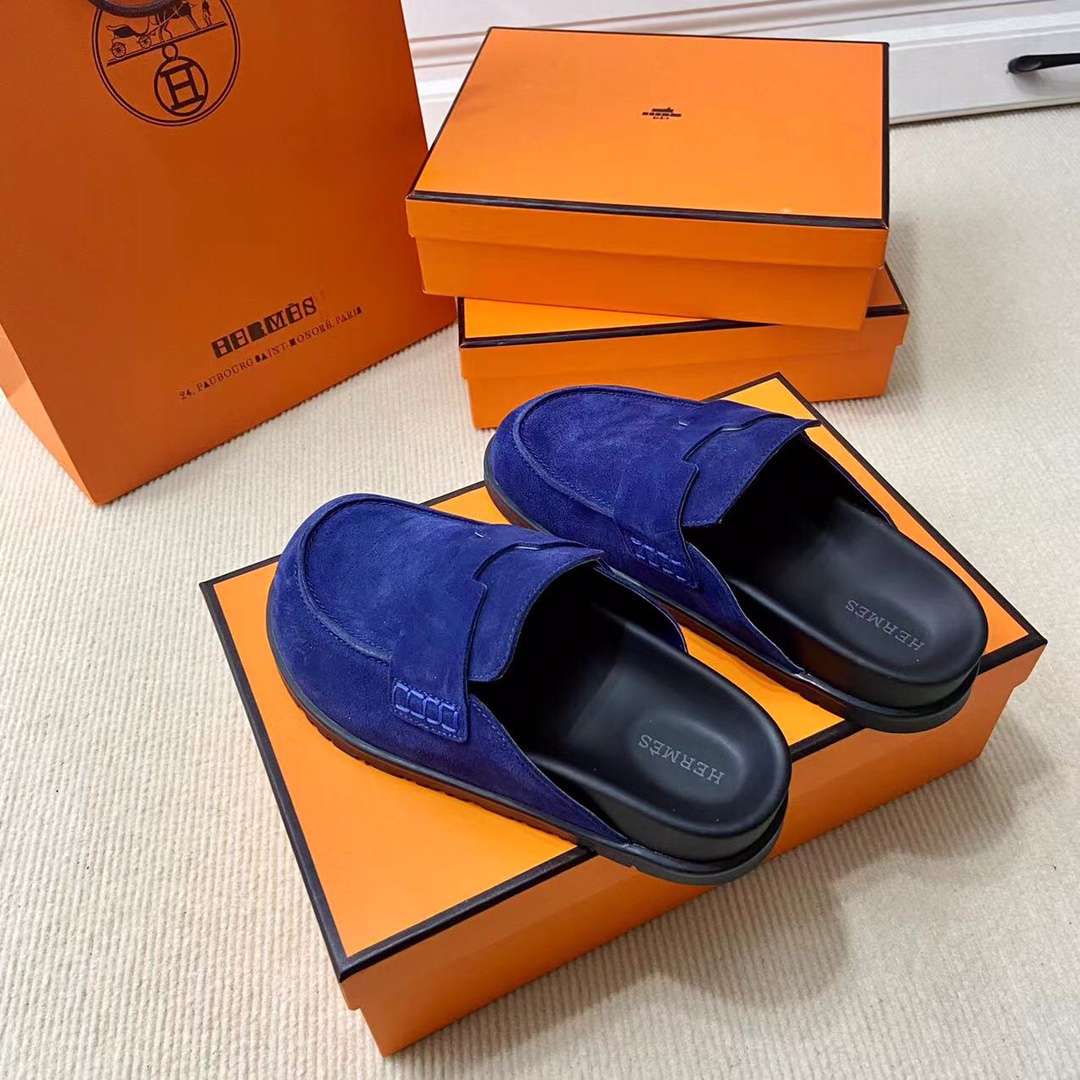 H**me5 Go Mule Navy Blue For Men