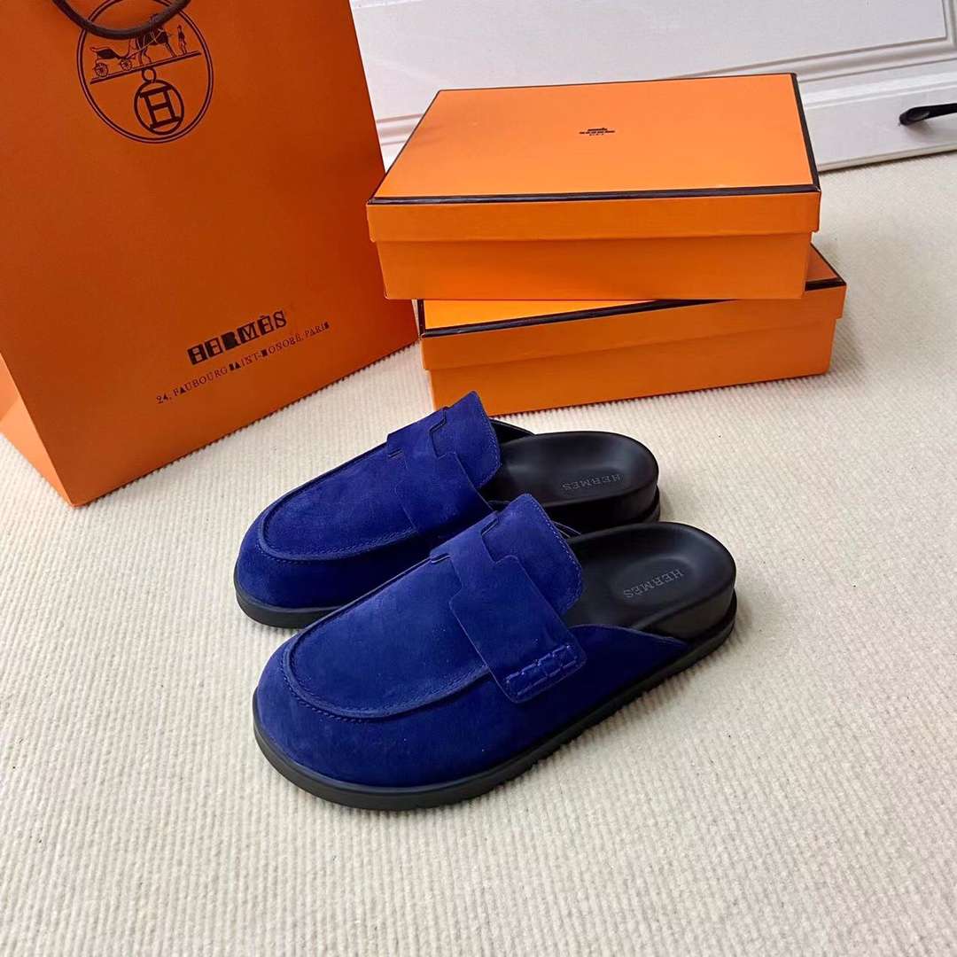 H**me5 Go Mule Navy Blue For Men