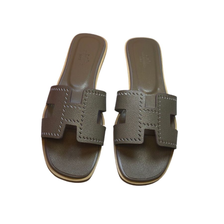 H**me5 Oran Sandal Green Khaki For Women