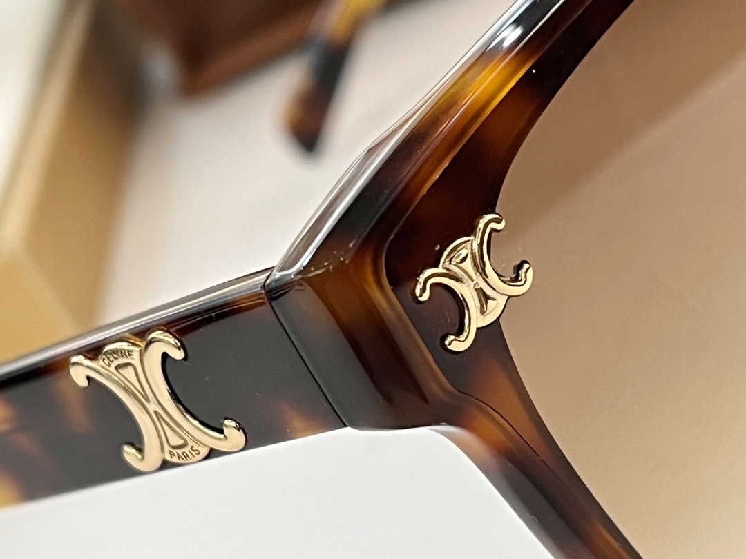 Ce1i*e Cat Eye Sunglasses Brown For Women